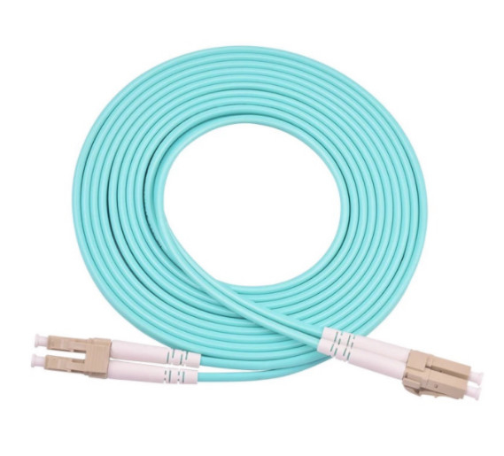 lc lc প্যাচ কর্ড OM3 / OM4 3 মিটার 10 গিগাবিট মাল্টিমোড ডুপ্লেক্স পিভিসি LSZH