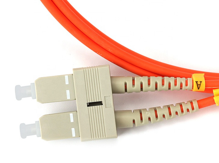 2.0mm 3.0mm ফাইবার অপটিক প্যাচ কর্ড OM2 SC LC ডুপ্লেক্স মাল্টিমোড 50/125 LSZH PVC