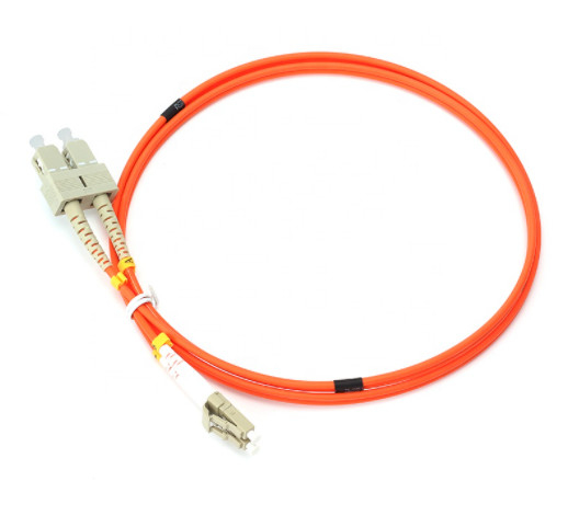 2.0mm 3.0mm ফাইবার অপটিক প্যাচ কর্ড OM2 SC LC ডুপ্লেক্স মাল্টিমোড 50/125 LSZH PVC