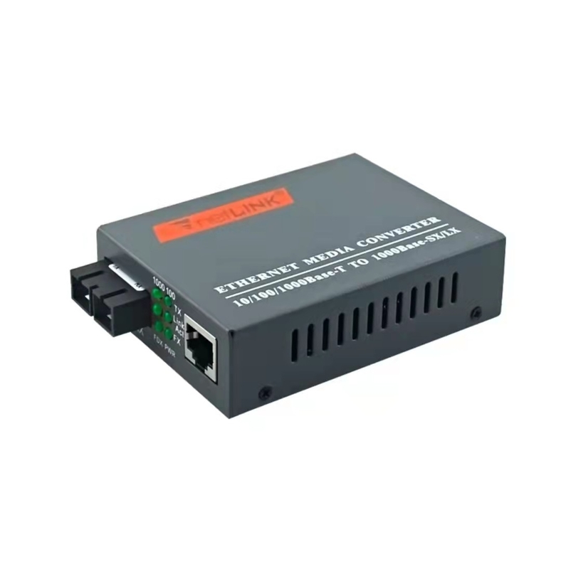 HTB-GS-03 অপটিক্যাল ফাইবার ট্রান্সসিভার 10/100/1000M 20KM 1310nm একক মোড ডাবল ফাইবার