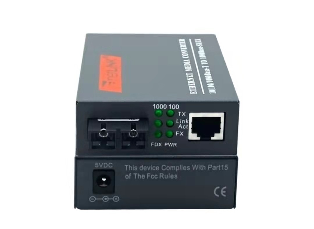 HTB-GS-03 অপটিক্যাল ফাইবার ট্রান্সসিভার 10/100/1000M 20KM 1310nm একক মোড ডাবল ফাইবার