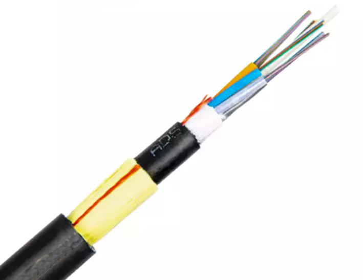 Adss আউটডোর একক মোড ফাইবার অপটিক কেবল G652D /G657A1 / G657A2 PVC LSZH LSOH PE HDPE