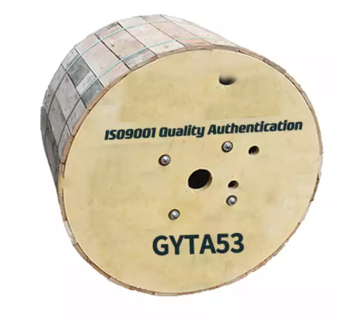 ডাইরেক্ট বুরিয়াল ফাইবার অপটিক ক্যাবল GYTA আর্মার্ড সিঙ্গেল মোড 144 কোর ডাবল শীথ