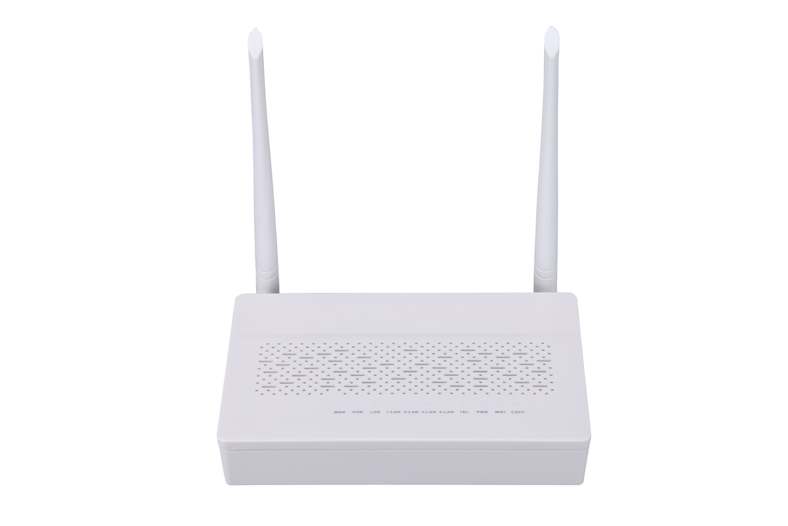 2T2R মোড GPON EPON ONU 3FE 1GE WIFI POTS CATV ডুয়াল ফাইবার FTTH ONU মডেম