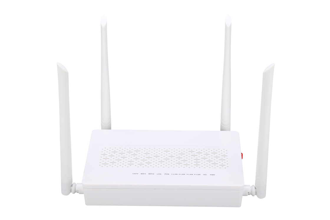 4GE 2.4G / 5G WIFI POTS CATV GPON ONU মডেম SC একক মোড একক ফাইবার