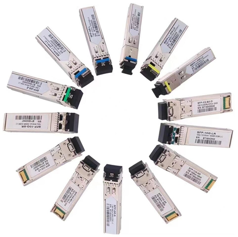 1.25G SFP ফাইবার অপটিক ট্রান্সসিভার 5km 1550/1310nm SC সংযোগকারী BIDI SFP মডিউল