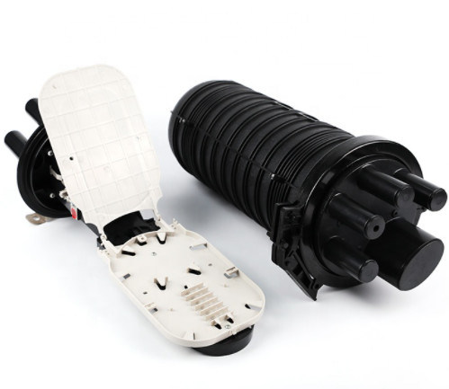 144 গম্বুজ বন্ধ ফাইবার অপটিক 6 পিসিএস ট্রে এর জন্য পিপি পিসি উপাদান