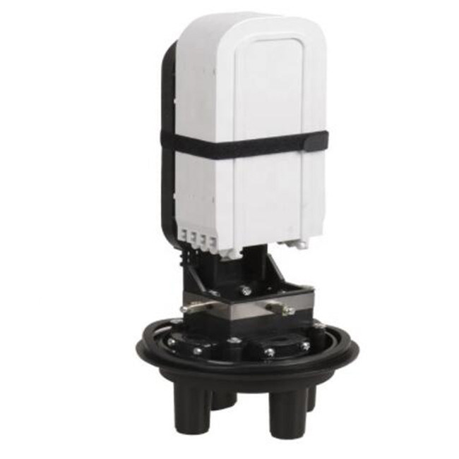 Ip68 24 48 96core ভার্টিকাল তাপ সঙ্কুচিত সিল গম্বুজ ফাইবার অপটিক বন্ধ 1 ইনলেট 3 আউটলেট