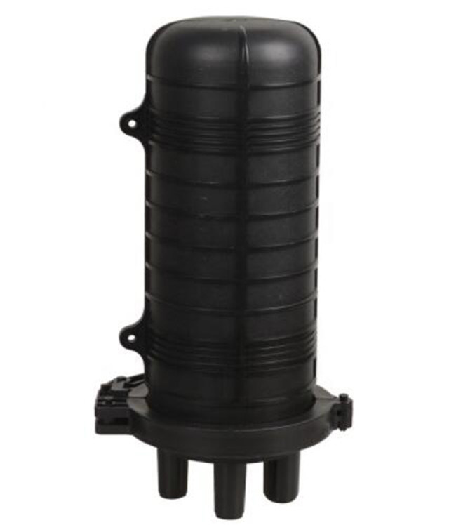 Ip68 24 48 96core ভার্টিকাল তাপ সঙ্কুচিত সিল গম্বুজ ফাইবার অপটিক বন্ধ 1 ইনলেট 3 আউটলেট