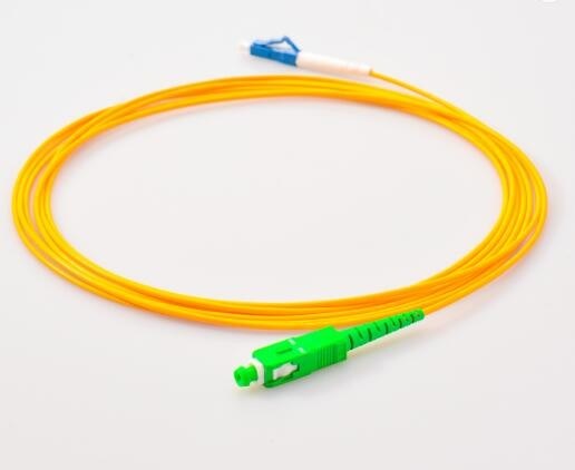 এসসি এলসি 3 মি সিঙ্গল মোড প্যাচ কর্ড সিমপ্লেক্স এলসি ইউপিসি থেকে এসি এপিসি 3.0 মিমি