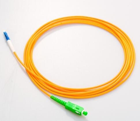 এসসি এলসি 3 মি সিঙ্গল মোড প্যাচ কর্ড সিমপ্লেক্স এলসি ইউপিসি থেকে এসি এপিসি 3.0 মিমি