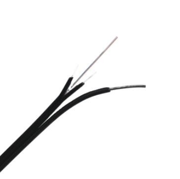 আউটডোর 2core 3steel বাটারফ্লাই অপটিক্যাল কেবল টু-কোর আউটডোর লেদার ওয়্যার GJYXCH-2B