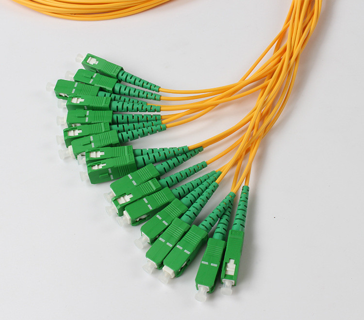 FTTX কেবল টেলিভিশনের জন্য SC APC 1x16 PLC ফাইবার স্প্লিটার অপটিক্যাল PLC স্প্লিটার